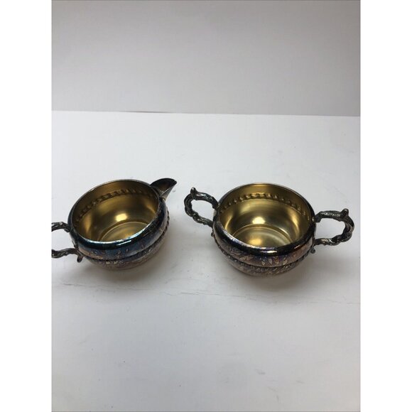 Viking Plate Creamer and Sugar bowl - Picture 2 of 15